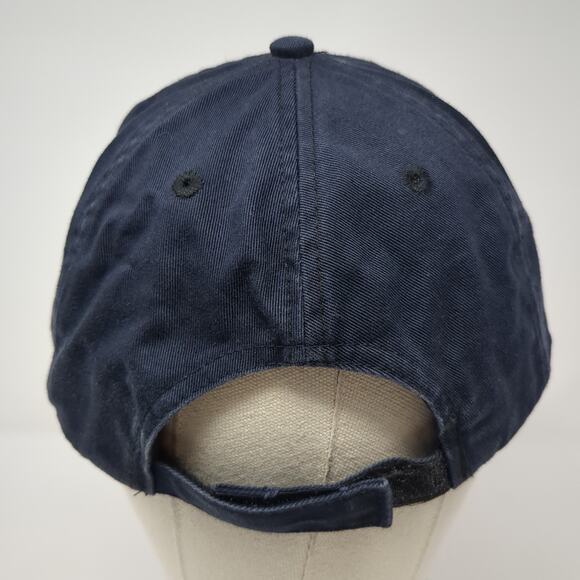 North Kansas City Hospital Strapback Baseball Cap Blue One Size 6 Panel Edwards - Picture 6 of 10